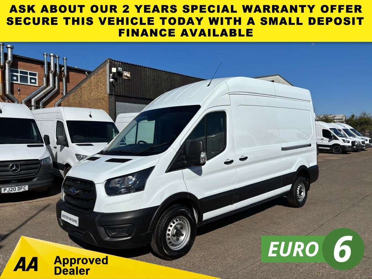 A 2022 FORD TRANSIT 2.0 TDCI T350 LEADER ECOBLUE L3 H3 LWB H/ROOF RWD 130BHP. AC. 81K MLS. FINA A 2022 FORD TRANSIT 2.0 TDCI T350 LEADER ECOBLUE L3 H3 LWB H/ROOF RWD 130BHP. AC. 81K MLS. FINA
