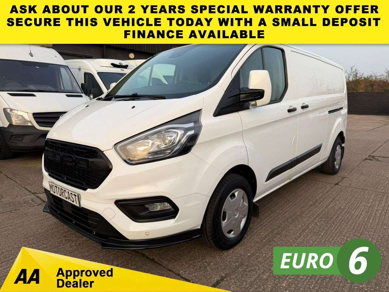 A 2021 FORD TRANSIT CUSTOM 2.0 TDCI T300 TREND ECOBLUE L2 H1 LWB LOW ROOF. 100BHP. AC. SENSORS. LOW 92 A 2021 FORD TRANSIT CUSTOM 2.0 TDCI T300 TREND ECOBLUE L2 H1 LWB LOW ROOF. 100BHP. AC. SENSORS. LOW 92