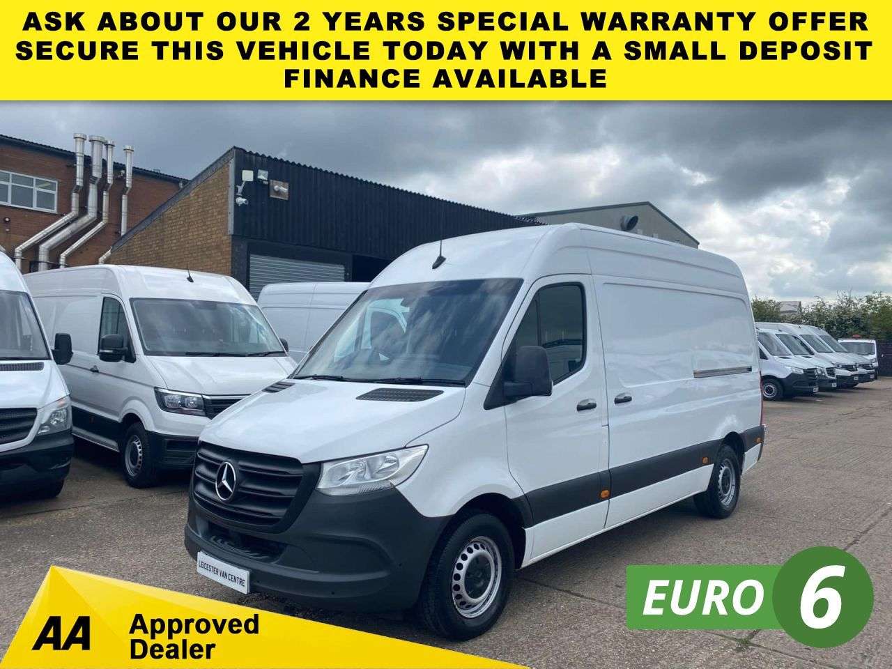 A 2019 MERCEDES-BENZ SPRINTER 2.1 314 CDI L2 H2 MWB H/ROOF 140BHP. FWD. CAMERA. SENSORS. AC. FINANCE. EUR A 2019 MERCEDES-BENZ SPRINTER 2.1 314 CDI L2 H2 MWB H/ROOF 140BHP. FWD. CAMERA. SENSORS. AC. FINANCE. EUR