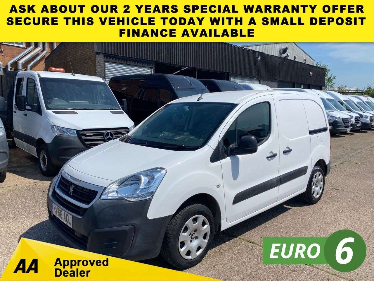 A 2018 PEUGEOT PARTNER 1.6 BLUE HDI PROFESSIONAL L1 SWB 100BHP. AIRCON. SENSORS. LOW 29K MLS. FINA A 2018 PEUGEOT PARTNER 1.6 BLUE HDI PROFESSIONAL L1 SWB 100BHP. AIRCON. SENSORS. LOW 29K MLS. FINA