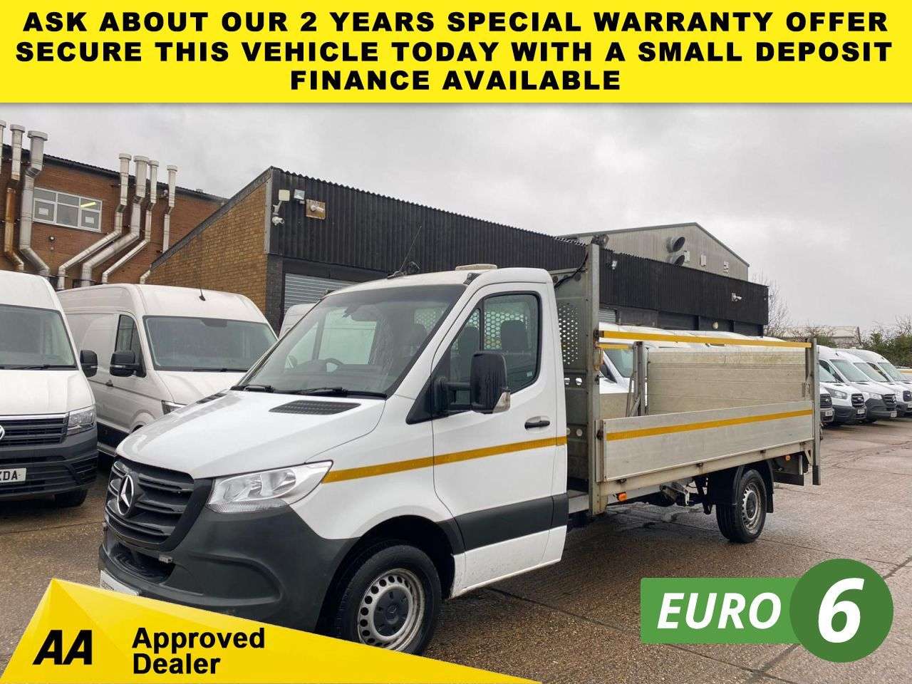 A 2020 MERCEDES-BENZ SPRINTER 2.1 316 CDI L3 RWD DROPSIDE PICK UP FLATBED TAIL LIFT 3.5T 161BHP. CAMERA. A 2020 MERCEDES-BENZ SPRINTER 2.1 316 CDI L3 RWD DROPSIDE PICK UP FLATBED TAIL LIFT 3.5T 161BHP. CAMERA.