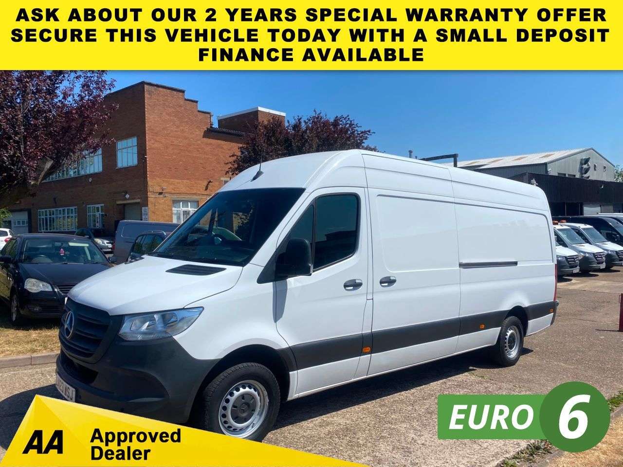 A 2023 MERCEDES-BENZ SPRINTER 2.0 315 CDI L3 H2 LWB H/ROOF PROGRESSIVE 150BHP. 88K MLS. RWD. AC. SENSORS. A 2023 MERCEDES-BENZ SPRINTER 2.0 315 CDI L3 H2 LWB H/ROOF PROGRESSIVE 150BHP. 88K MLS. RWD. AC. SENSORS.