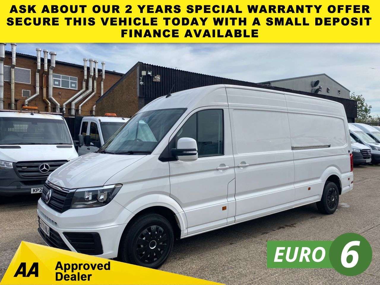 A 2021 VOLKSWAGEN CRAFTER 2.0 TDI CR35 LWB TRENDLINE H/ROOF 140BHP. LOW 55K MLS. AIRCON. SENSORS. FIN A 2021 VOLKSWAGEN CRAFTER 2.0 TDI CR35 LWB TRENDLINE H/ROOF 140BHP. LOW 55K MLS. AIRCON. SENSORS. FIN