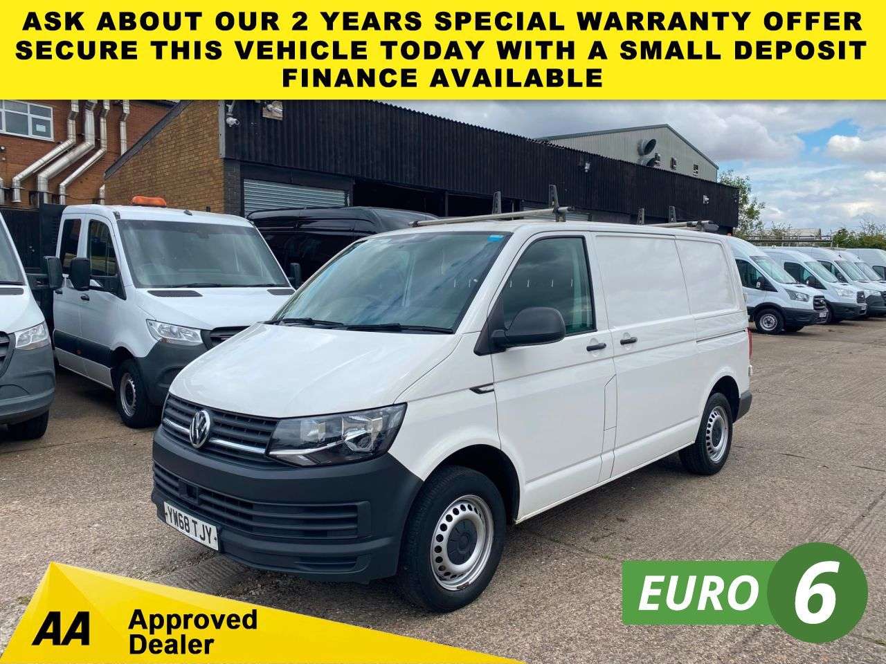 A 2019 VOLKSWAGEN TRANSPORTER 2.0 TDI T32 SWB STARTLINE BMT 102BHP. ROOF RACK. 1 OWNER. FINANCE. PX A 2019 VOLKSWAGEN TRANSPORTER 2.0 TDI T32 SWB STARTLINE BMT 102BHP. ROOF RACK. 1 OWNER. FINANCE. PX