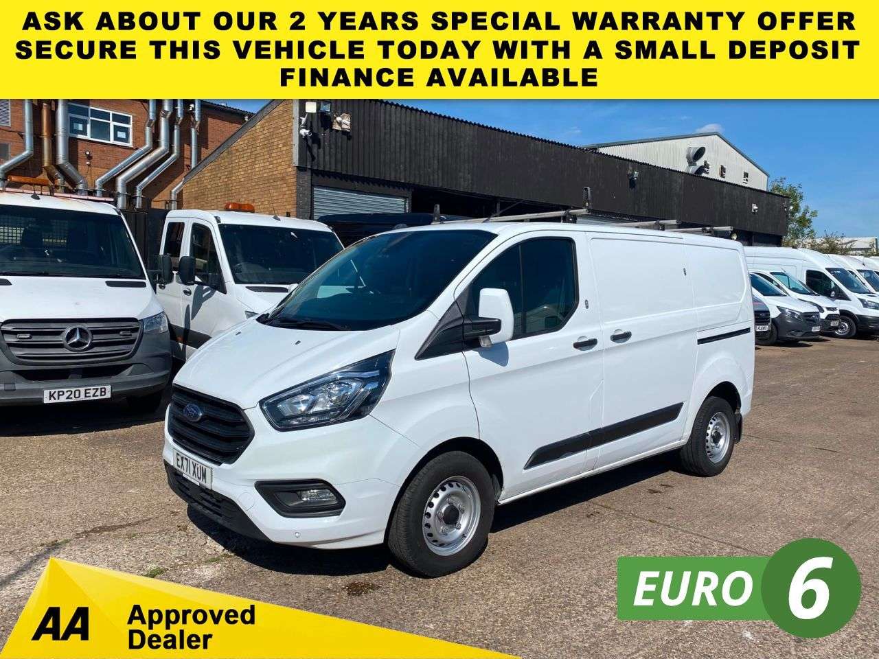 A 2022 FORD TRANSIT CUSTOM 2.0 TDCI T300 TREND ECOBLUE L1 H1 SWB LOW ROOF. 130BHP. AC. SENSORS. FINANC A 2022 FORD TRANSIT CUSTOM 2.0 TDCI T300 TREND ECOBLUE L1 H1 SWB LOW ROOF. 130BHP. AC. SENSORS. FINANC