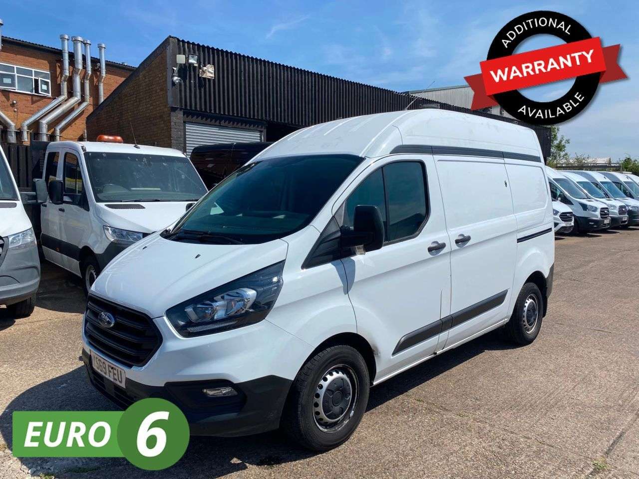A 2020 FORD TRANSIT CUSTOM 2.0 TDCI T300 LEADER ECOBLUE L1 H2 SWB HIGH ROOF 105BHP. 98K MILES. AC. SEN A 2020 FORD TRANSIT CUSTOM 2.0 TDCI T300 LEADER ECOBLUE L1 H2 SWB HIGH ROOF 105BHP. 98K MILES. AC. SEN