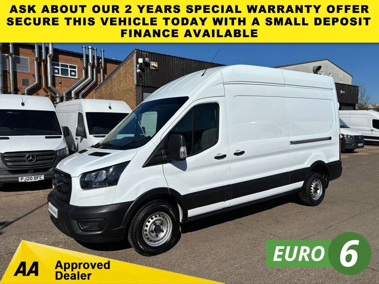 A 2022 FORD TRANSIT 2.0 TDCI T350 LEADER ECOBLUE L3 H3 LWB H/ROOF RWD 130BHP. AC. 84K MLS. FINA A 2022 FORD TRANSIT 2.0 TDCI T350 LEADER ECOBLUE L3 H3 LWB H/ROOF RWD 130BHP. AC. 84K MLS. FINA
