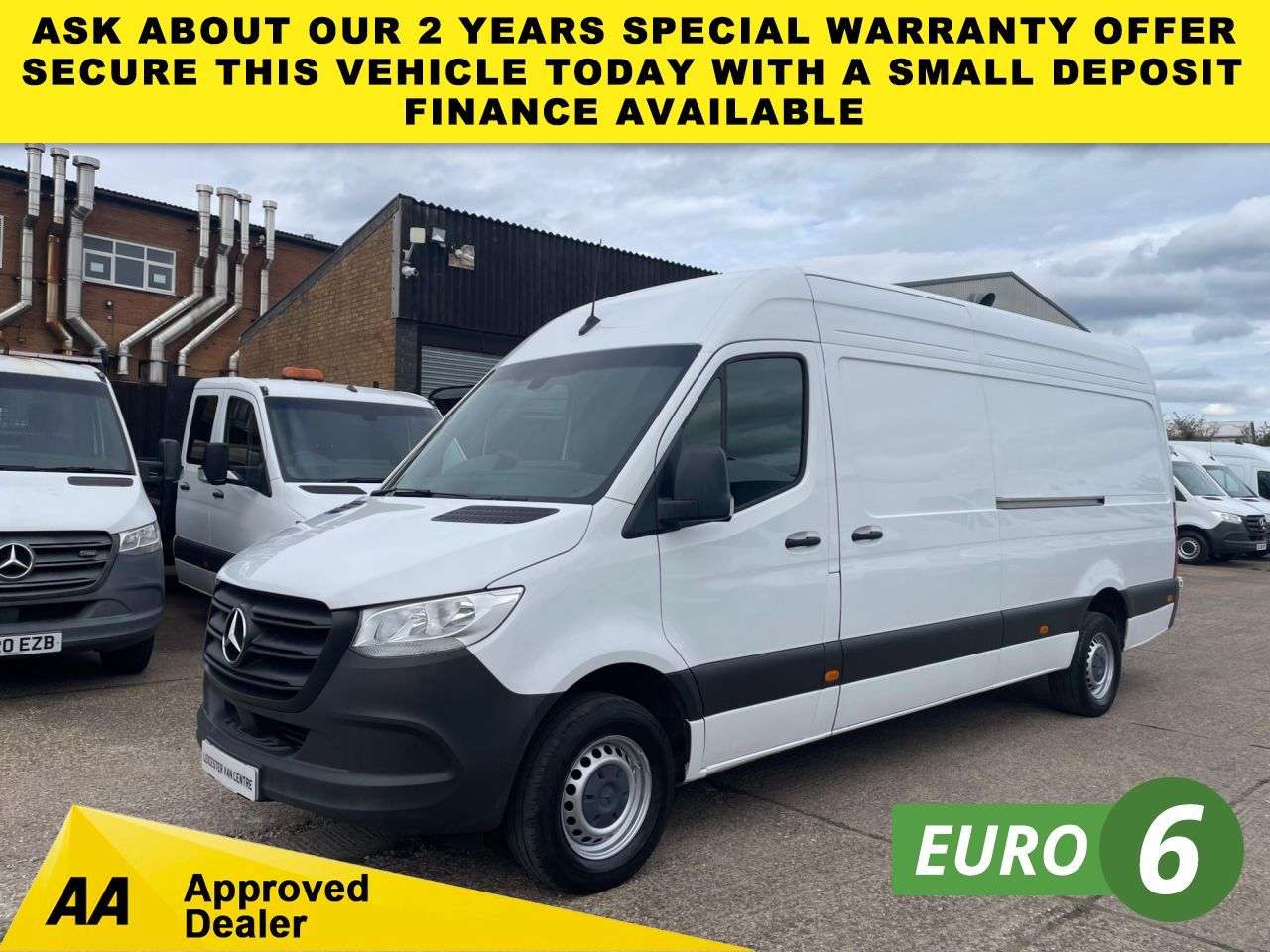 A 2023 MERCEDES-BENZ SPRINTER SPRINTER 2.0 315 CDI L3 H2 LWB H/ROOF PROGRESSIVE 150BHP. RWD. FINANCE. PX A 2023 MERCEDES-BENZ SPRINTER SPRINTER 2.0 315 CDI L3 H2 LWB H/ROOF PROGRESSIVE 150BHP. RWD. FINANCE. PX