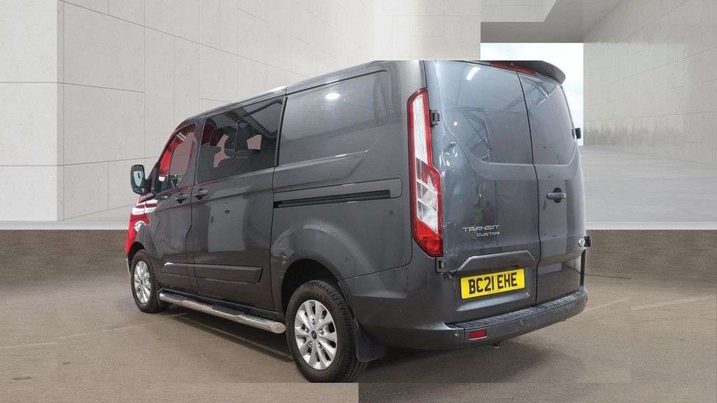 A 2021 FORD TRANSIT CUSTOM 2.0 300 EcoBlue Limited Crew Van Double Cab 5dr Diesel Manual L1 H1 Euro 6 A 2021 FORD TRANSIT CUSTOM 2.0 300 EcoBlue Limited Crew Van Double Cab 5dr Diesel Manual L1 H1 Euro 6