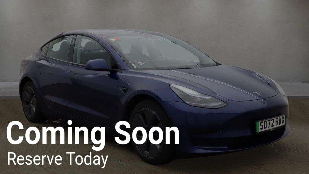 A 2022 TESLA MODEL 3 Saloon 4dr Electric Auto RWD (241 bhp) A 2022 TESLA MODEL 3 Saloon 4dr Electric Auto RWD (241 bhp)