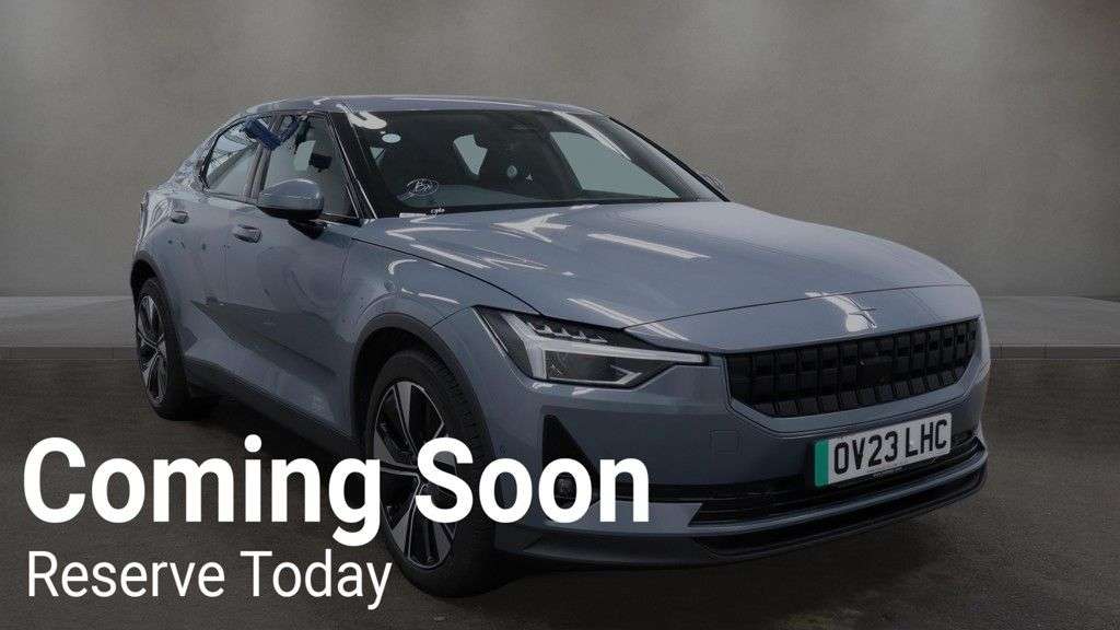 A 2023 POLESTAR POLESTAR 2 Single Motor 78kWh Long Range Fastback 5dr Electric Auto FWD (231 ps) A 2023 POLESTAR POLESTAR 2 Single Motor 78kWh Long Range Fastback 5dr Electric Auto FWD (231 ps)