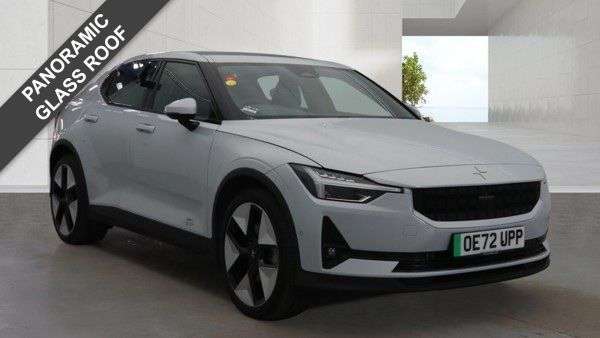 A 2023 POLESTAR POLESTAR 2 Single Motor 69kWh Standard Range Fastback 5dr Electric Auto FWD (231 ps) A 2023 POLESTAR POLESTAR 2 Single Motor 69kWh Standard Range Fastback 5dr Electric Auto FWD (231 ps)