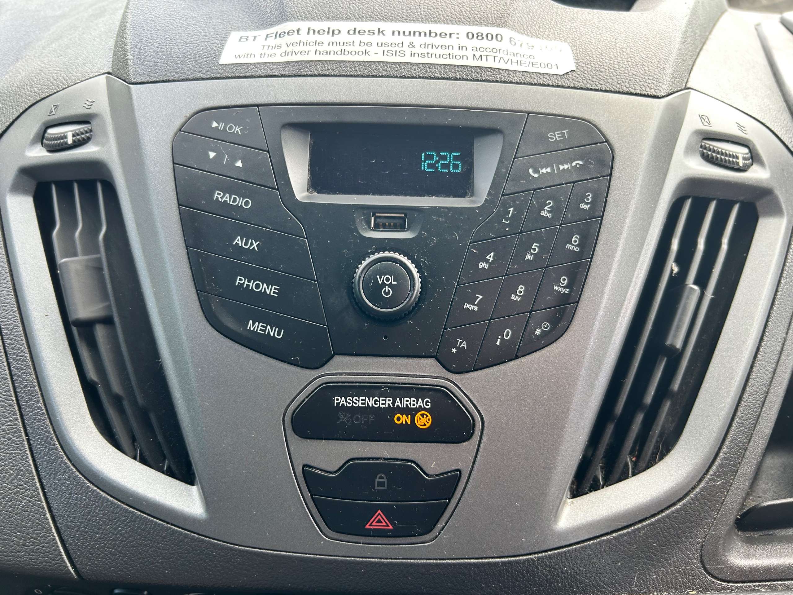 2016 FORD TRANSIT CUSTOM 2016 FORD TRANSIT CUSTOM