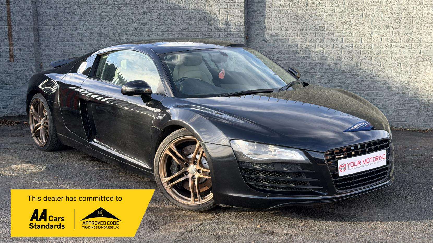 A 2008 AUDI R8 4.2 FSI V8 Coupe 2dr Petrol Manual quattro Euro 4 (420 ps) A 2008 AUDI R8 4.2 FSI V8 Coupe 2dr Petrol Manual quattro Euro 4 (420 ps)