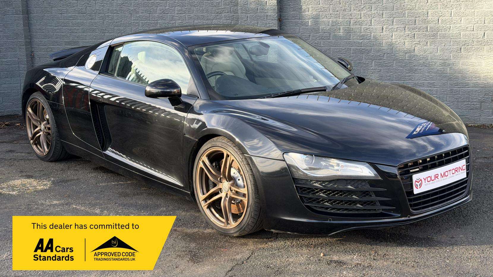 A 2008 AUDI R8 4.2 FSI V8 Coupe 2dr Petrol Manual quattro Euro 4 (420 ps) A 2008 AUDI R8 4.2 FSI V8 Coupe 2dr Petrol Manual quattro Euro 4 (420 ps)