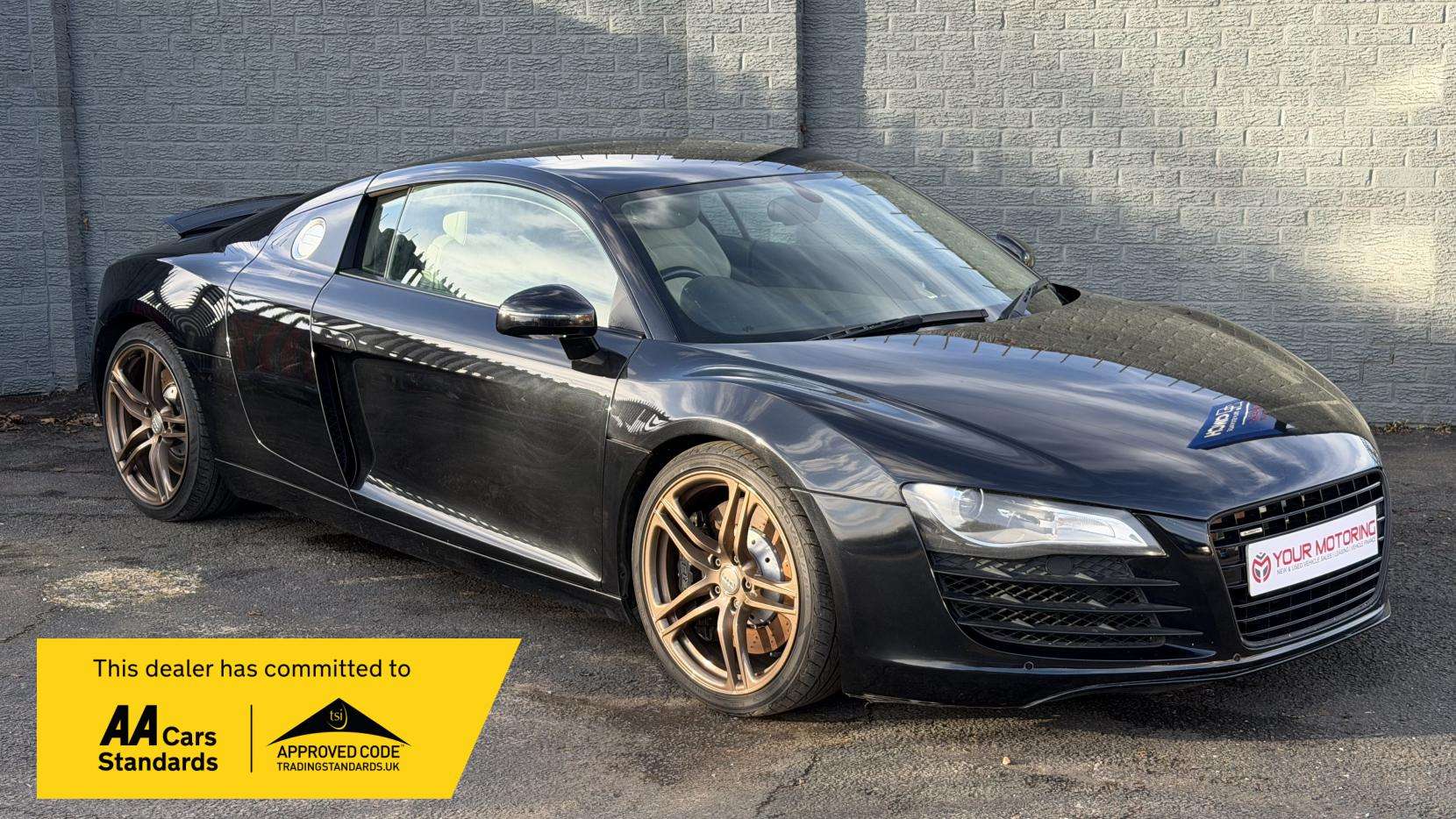 A 2008 AUDI R8 4.2 FSI V8 Coupe 2dr Petrol Manual quattro Euro 4 (420 ps) A 2008 AUDI R8 4.2 FSI V8 Coupe 2dr Petrol Manual quattro Euro 4 (420 ps)