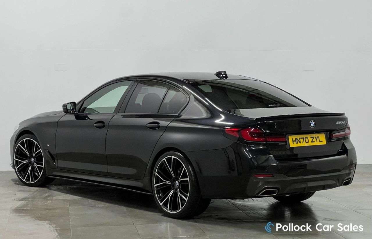 A 2020 BMW 5 SERIES 2.0 520d MHT M Sport Saloon 4dr Diesel Hybrid Steptronic Euro 6 (s/s) (190 A 2020 BMW 5 SERIES 2.0 520d MHT M Sport Saloon 4dr Diesel Hybrid Steptronic Euro 6 (s/s) (190