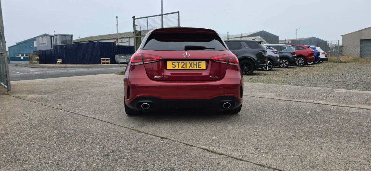 A 2021 MERCEDES-BENZ A CLASS 2.0 A35 AMG (Executive) Hatchback 5dr Petrol SpdS DCT 4MATIC Euro 6 (s/s) ( A 2021 MERCEDES-BENZ A CLASS 2.0 A35 AMG (Executive) Hatchback 5dr Petrol SpdS DCT 4MATIC Euro 6 (s/s) (