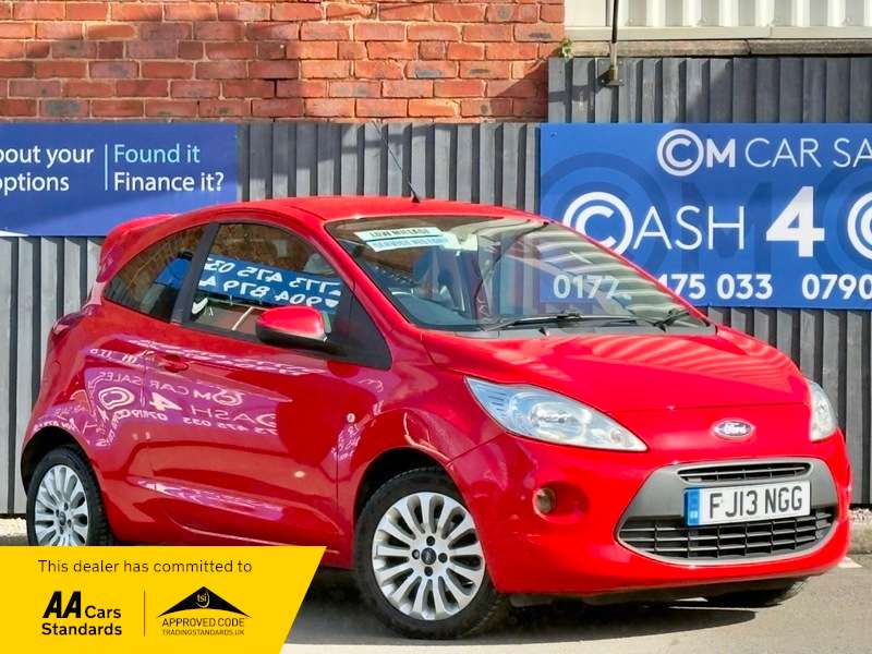 A 2013 FORD KA 1.2 Zetec Hatchback 3dr Petrol Manual Euro 5 (s/s) (69 ps) A 2013 FORD KA 1.2 Zetec Hatchback 3dr Petrol Manual Euro 5 (s/s) (69 ps)