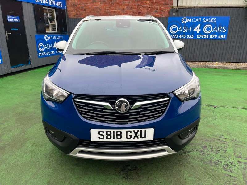 A 2018 VAUXHALL CROSSLAND X 1.2 Turbo GPF Elite SUV 5dr Petrol Manual Euro 6 (s/s) (130 ps) A 2018 VAUXHALL CROSSLAND X 1.2 Turbo GPF Elite SUV 5dr Petrol Manual Euro 6 (s/s) (130 ps)