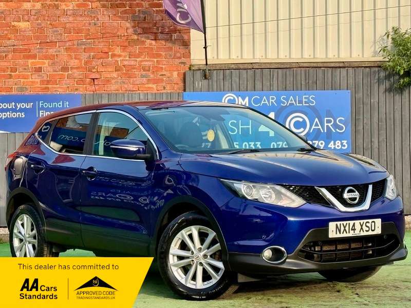 A 2014 NISSAN QASHQAI 1.2 DIG-T Acenta SUV 5dr Petrol Manual 2WD Euro 5 (s/s) (115 ps) A 2014 NISSAN QASHQAI 1.2 DIG-T Acenta SUV 5dr Petrol Manual 2WD Euro 5 (s/s) (115 ps)