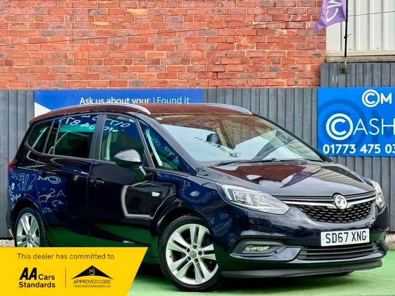 A 2017 VAUXHALL ZAFIRA 1.4i Turbo SRi Nav MPV 5dr Petrol Manual Euro 6 (140 ps) A 2017 VAUXHALL ZAFIRA 1.4i Turbo SRi Nav MPV 5dr Petrol Manual Euro 6 (140 ps)