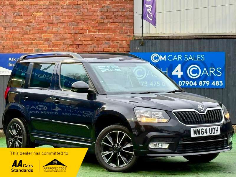 A 2014 SKODA YETI 2.0 TDI Black Edition SUV 5dr Diesel Manual 4WD Euro 5 (140 ps) A 2014 SKODA YETI 2.0 TDI Black Edition SUV 5dr Diesel Manual 4WD Euro 5 (140 ps)