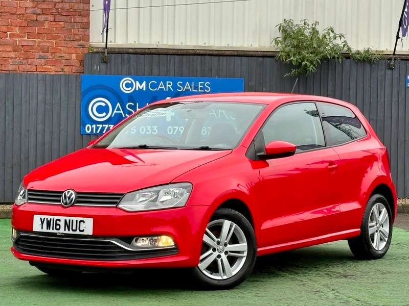 A 2016 VOLKSWAGEN POLO 1.0 BlueMotion Tech Match Hatchback 3dr Petrol Manual Euro 6 (s/s) (60 ps) A 2016 VOLKSWAGEN POLO 1.0 BlueMotion Tech Match Hatchback 3dr Petrol Manual Euro 6 (s/s) (60 ps)