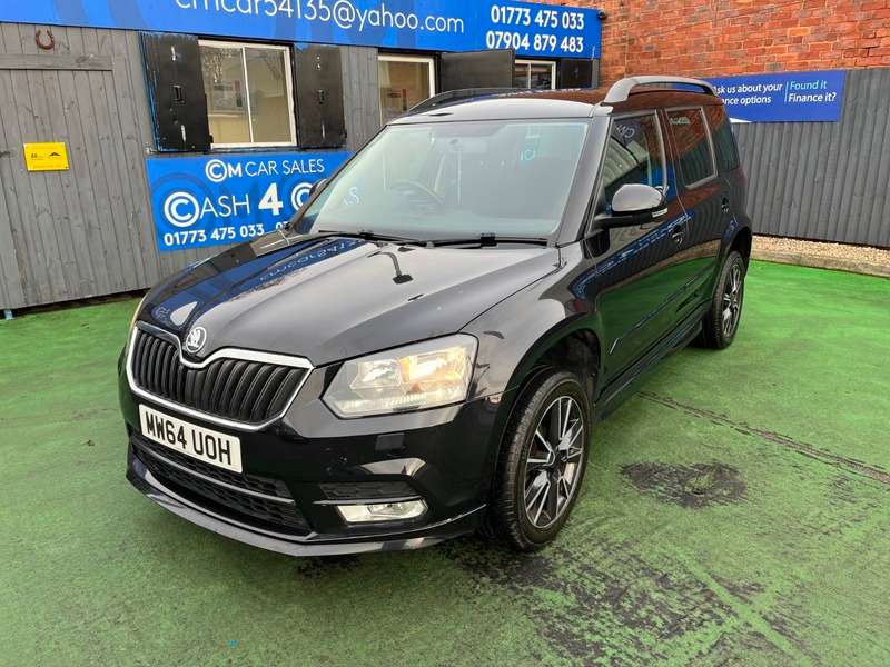 A 2014 SKODA YETI 2.0 TDI Black Edition SUV 5dr Diesel Manual 4WD Euro 5 (140 ps) A 2014 SKODA YETI 2.0 TDI Black Edition SUV 5dr Diesel Manual 4WD Euro 5 (140 ps)
