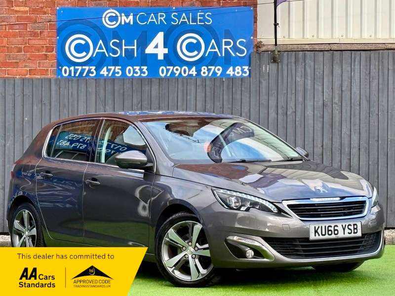 A 2016 PEUGEOT 308 1.2 PureTech Allure Hatchback 5dr Petrol EAT Euro 6 (s/s) (130 ps) A 2016 PEUGEOT 308 1.2 PureTech Allure Hatchback 5dr Petrol EAT Euro 6 (s/s) (130 ps)