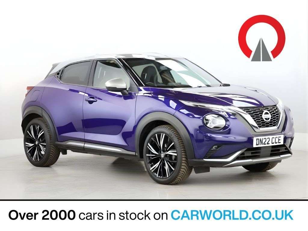 A 2022 NISSAN JUKE 1.0 DIG-T Tekna+ SUV 5dr Petrol Manual Euro 6 (s/s) (117 ps) A 2022 NISSAN JUKE 1.0 DIG-T Tekna+ SUV 5dr Petrol Manual Euro 6 (s/s) (117 ps)