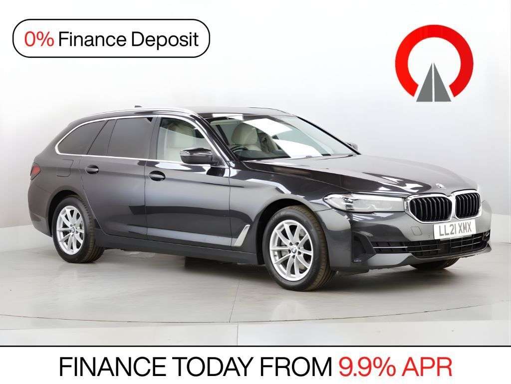A 2021 BMW 5 SERIES 2.0 520d MHT SE Touring 5dr Diesel Hybrid Steptronic Euro 6 (s/s) (190 ps) A 2021 BMW 5 SERIES 2.0 520d MHT SE Touring 5dr Diesel Hybrid Steptronic Euro 6 (s/s) (190 ps)