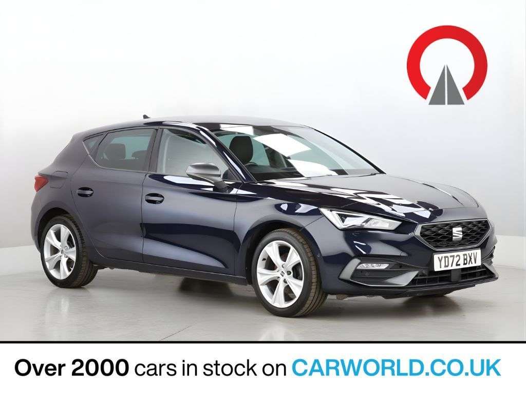 A 2022 SEAT LEON 1.5 TSI EVO FR Hatchback 5dr Petrol Manual Euro 6 (s/s) (130 ps) A 2022 SEAT LEON 1.5 TSI EVO FR Hatchback 5dr Petrol Manual Euro 6 (s/s) (130 ps)