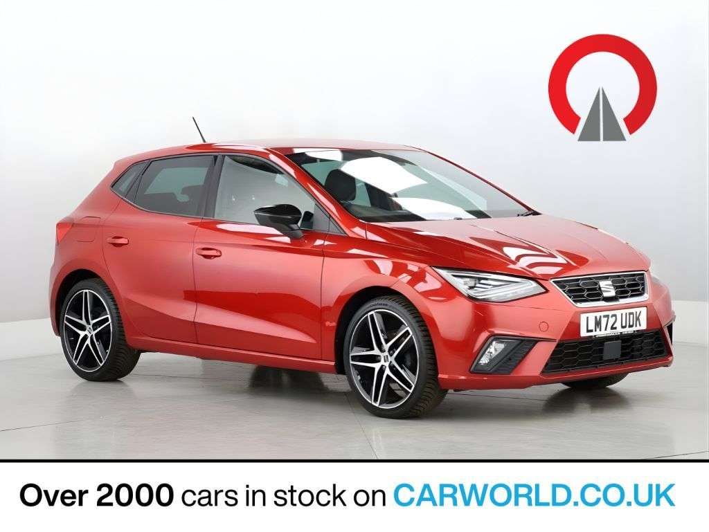 A 2022 SEAT IBIZA 1.0 TSI FR Edition Hatchback 5dr Petrol Manual Euro 6 (s/s) (95 ps) A 2022 SEAT IBIZA 1.0 TSI FR Edition Hatchback 5dr Petrol Manual Euro 6 (s/s) (95 ps)
