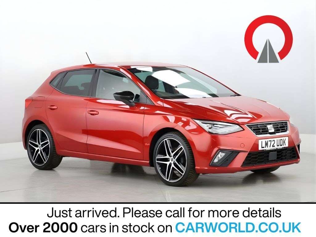 A 2022 SEAT IBIZA 1.0 TSI FR Edition Hatchback 5dr Petrol Manual Euro 6 (s/s) (95 ps) A 2022 SEAT IBIZA 1.0 TSI FR Edition Hatchback 5dr Petrol Manual Euro 6 (s/s) (95 ps)