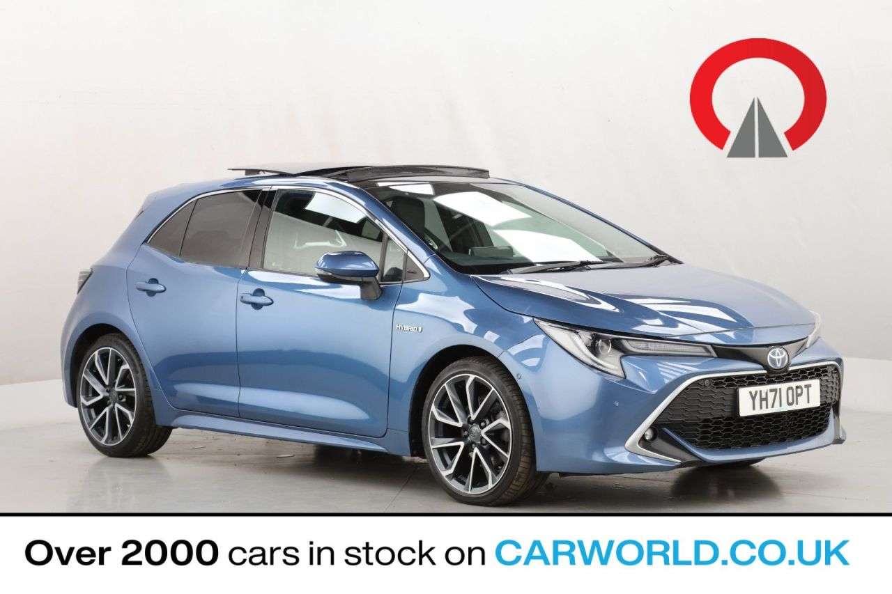 A 2021 TOYOTA COROLLA 2.0 VVT-h GPF Excel Hatchback 5dr Petrol Hybrid CVT Euro 6 (s/s) (184 ps) A 2021 TOYOTA COROLLA 2.0 VVT-h GPF Excel Hatchback 5dr Petrol Hybrid CVT Euro 6 (s/s) (184 ps)