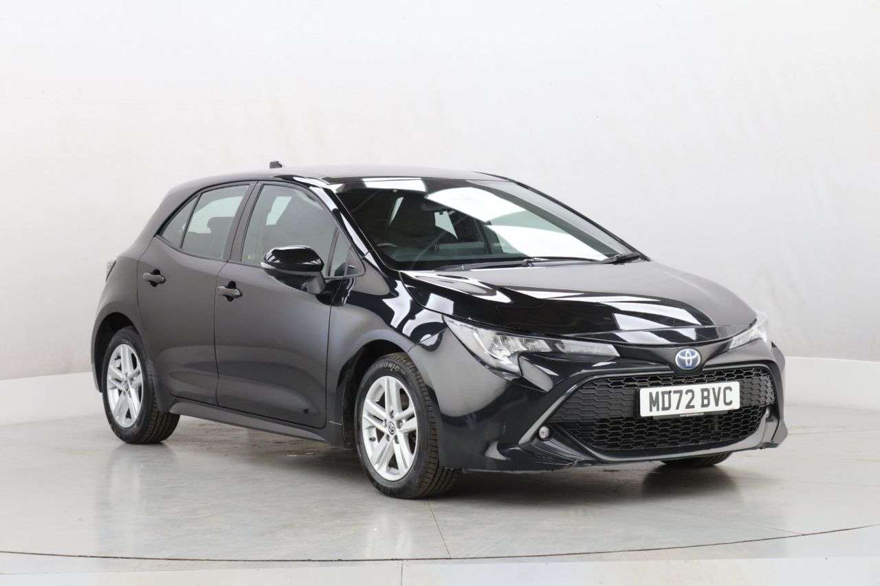 A 2023 TOYOTA COROLLA 1.8 VVT-h Icon Hatchback 5dr Petrol Hybrid CVT Euro 6 (s/s) (140 ps) A 2023 TOYOTA COROLLA 1.8 VVT-h Icon Hatchback 5dr Petrol Hybrid CVT Euro 6 (s/s) (140 ps)