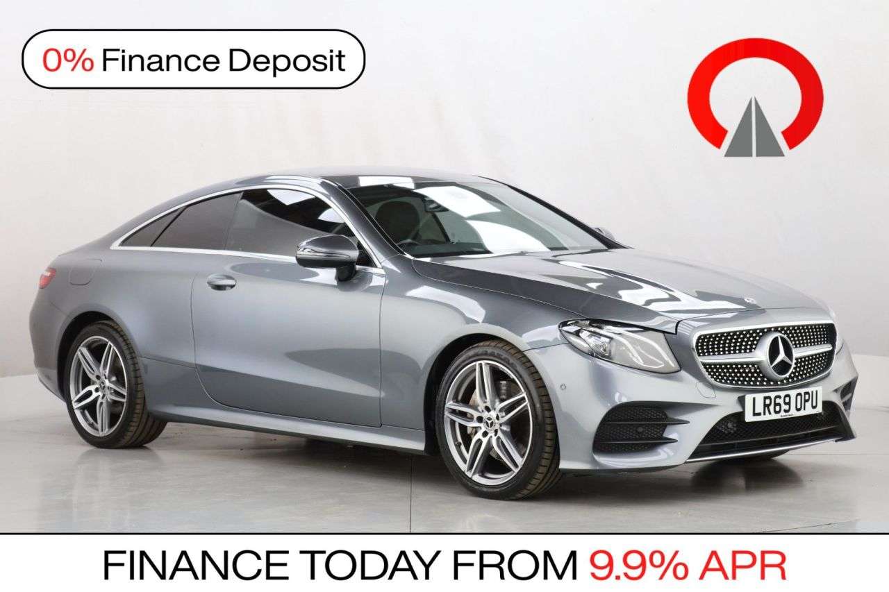 A 2019 MERCEDES-BENZ E CLASS 2.0 E220d AMG Line Coupe 2dr Diesel G-Tronic+ Euro 6 (s/s) (194 ps) A 2019 MERCEDES-BENZ E CLASS 2.0 E220d AMG Line Coupe 2dr Diesel G-Tronic+ Euro 6 (s/s) (194 ps)