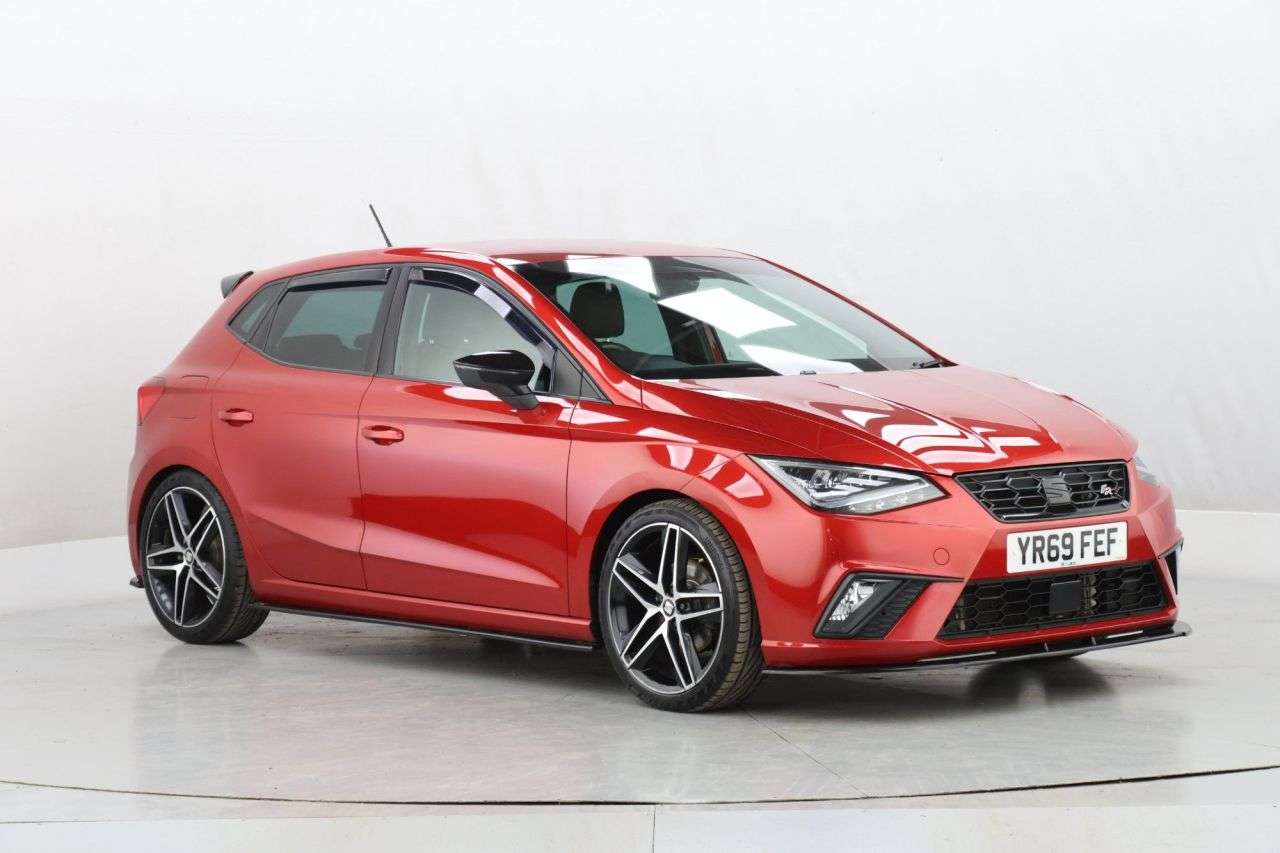 A 2019 SEAT IBIZA 1.0 TSI FR Sport Hatchback 5dr Petrol Manual Euro 6 (s/s) GPF (115 ps) A 2019 SEAT IBIZA 1.0 TSI FR Sport Hatchback 5dr Petrol Manual Euro 6 (s/s) GPF (115 ps)
