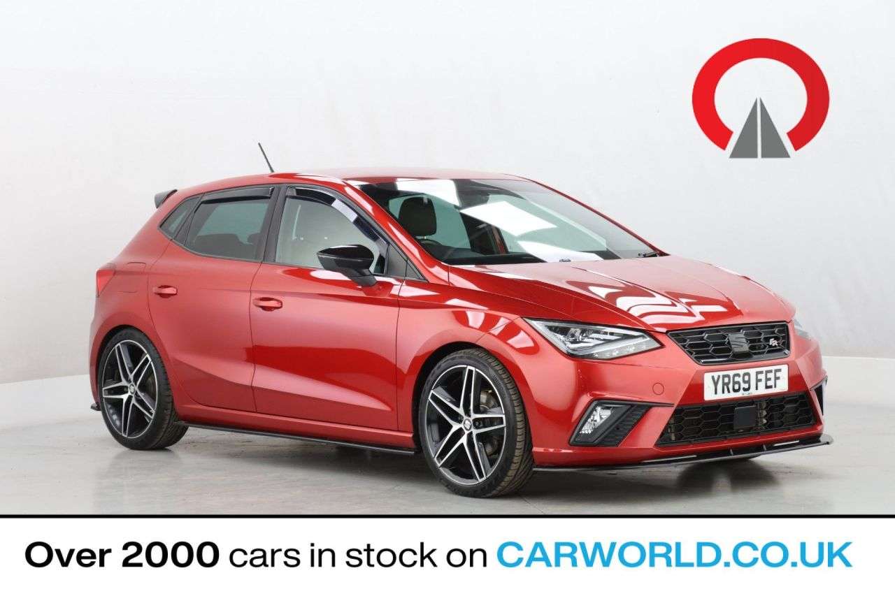 A 2019 SEAT IBIZA 1.0 TSI FR Sport Hatchback 5dr Petrol Manual Euro 6 (s/s) GPF (115 ps) A 2019 SEAT IBIZA 1.0 TSI FR Sport Hatchback 5dr Petrol Manual Euro 6 (s/s) GPF (115 ps)