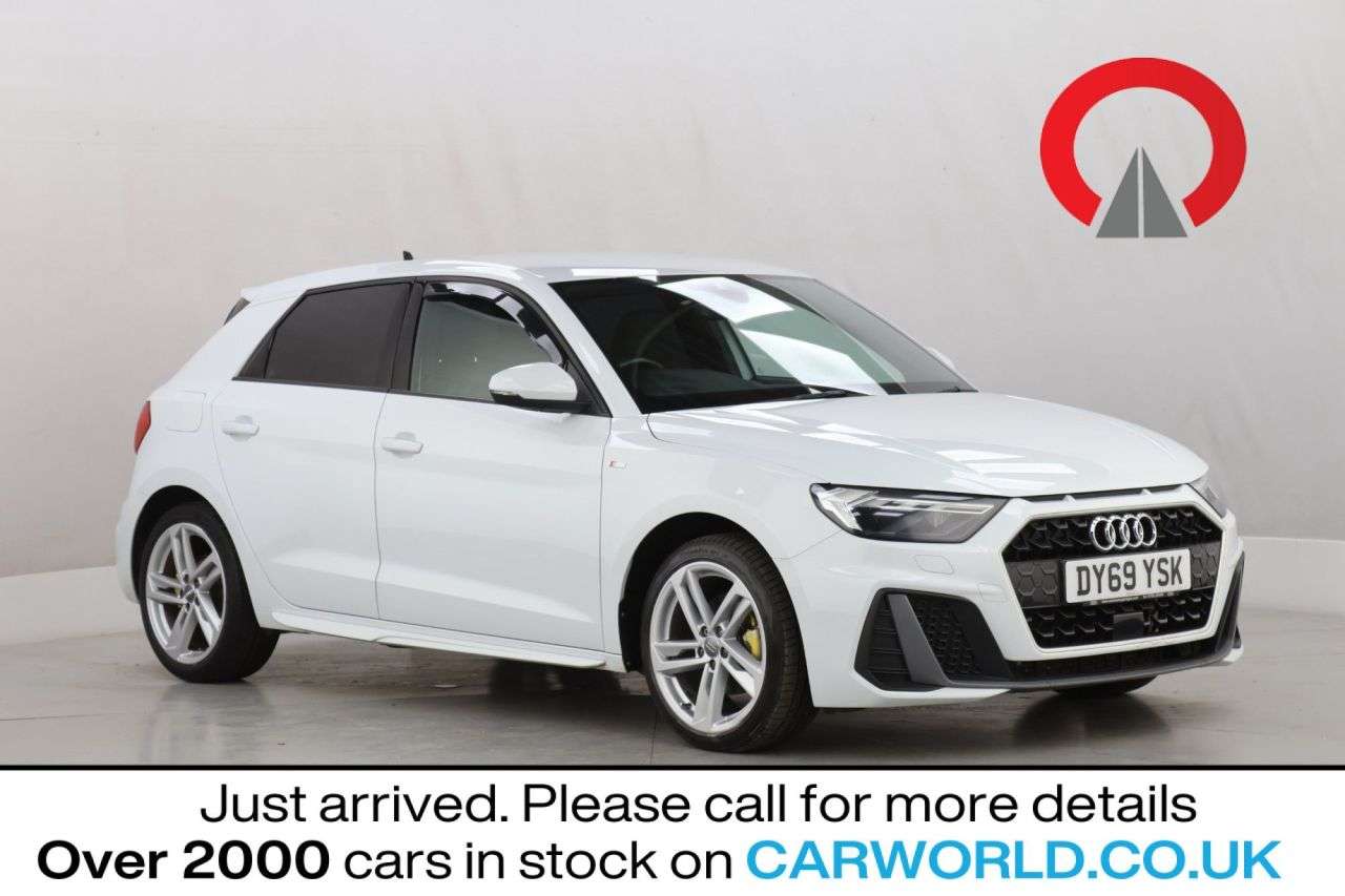 A 2019 AUDI A1 1.0 TFSI 30 S line Sportback 5dr Petrol Manual Euro 6 (s/s) (116 ps) A 2019 AUDI A1 1.0 TFSI 30 S line Sportback 5dr Petrol Manual Euro 6 (s/s) (116 ps)