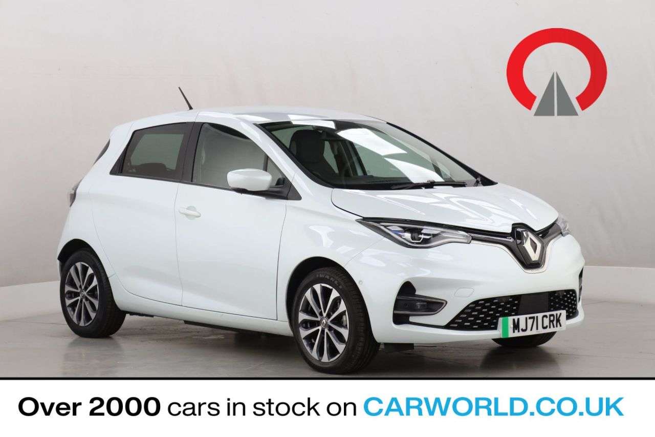 A 2021 RENAULT ZOE R135 EV50 52kWh GT Line Hatchback 5dr Electric Auto (Rapid Charge) (134 bhp A 2021 RENAULT ZOE R135 EV50 52kWh GT Line Hatchback 5dr Electric Auto (Rapid Charge) (134 bhp