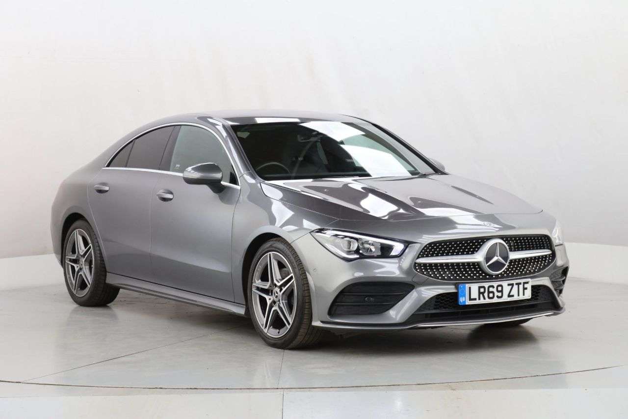A 2019 MERCEDES-BENZ CLA CLASS 1.3 CLA180 AMG Line Coupe 4dr Petrol 7G-DCT Euro 6 (s/s) (136 ps) A 2019 MERCEDES-BENZ CLA CLASS 1.3 CLA180 AMG Line Coupe 4dr Petrol 7G-DCT Euro 6 (s/s) (136 ps)