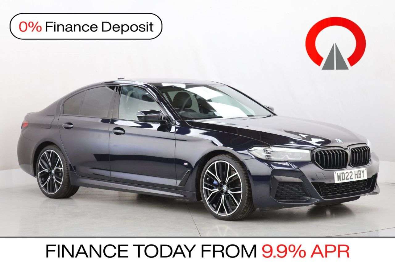 A 2022 BMW 5 SERIES 2.0 520d MHT M Sport Saloon 4dr Diesel Hybrid Steptronic Euro 6 (s/s) (190 A 2022 BMW 5 SERIES 2.0 520d MHT M Sport Saloon 4dr Diesel Hybrid Steptronic Euro 6 (s/s) (190