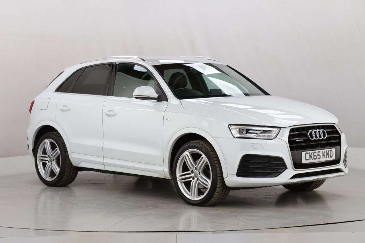 A 2015 AUDI Q3 2.0 TFSI S line Plus SUV 5dr Petrol S Tronic quattro Euro 6 (s/s) (180 ps) A 2015 AUDI Q3 2.0 TFSI S line Plus SUV 5dr Petrol S Tronic quattro Euro 6 (s/s) (180 ps)