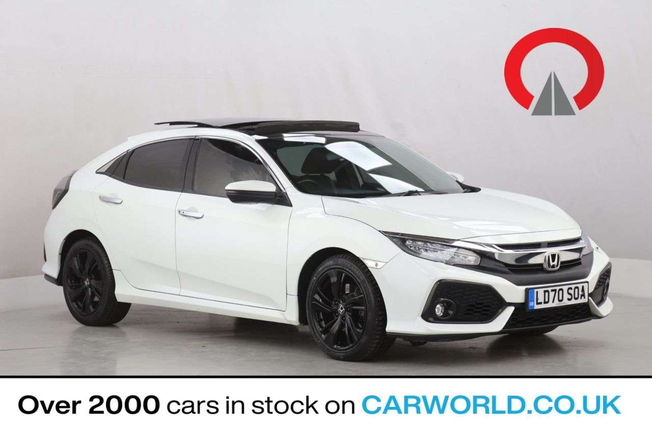 A 2020 HONDA CIVIC 1.5 VTEC Turbo GPF Prestige Hatchback 5dr Petrol CVT Euro 6 (s/s) (182 ps) A 2020 HONDA CIVIC 1.5 VTEC Turbo GPF Prestige Hatchback 5dr Petrol CVT Euro 6 (s/s) (182 ps)