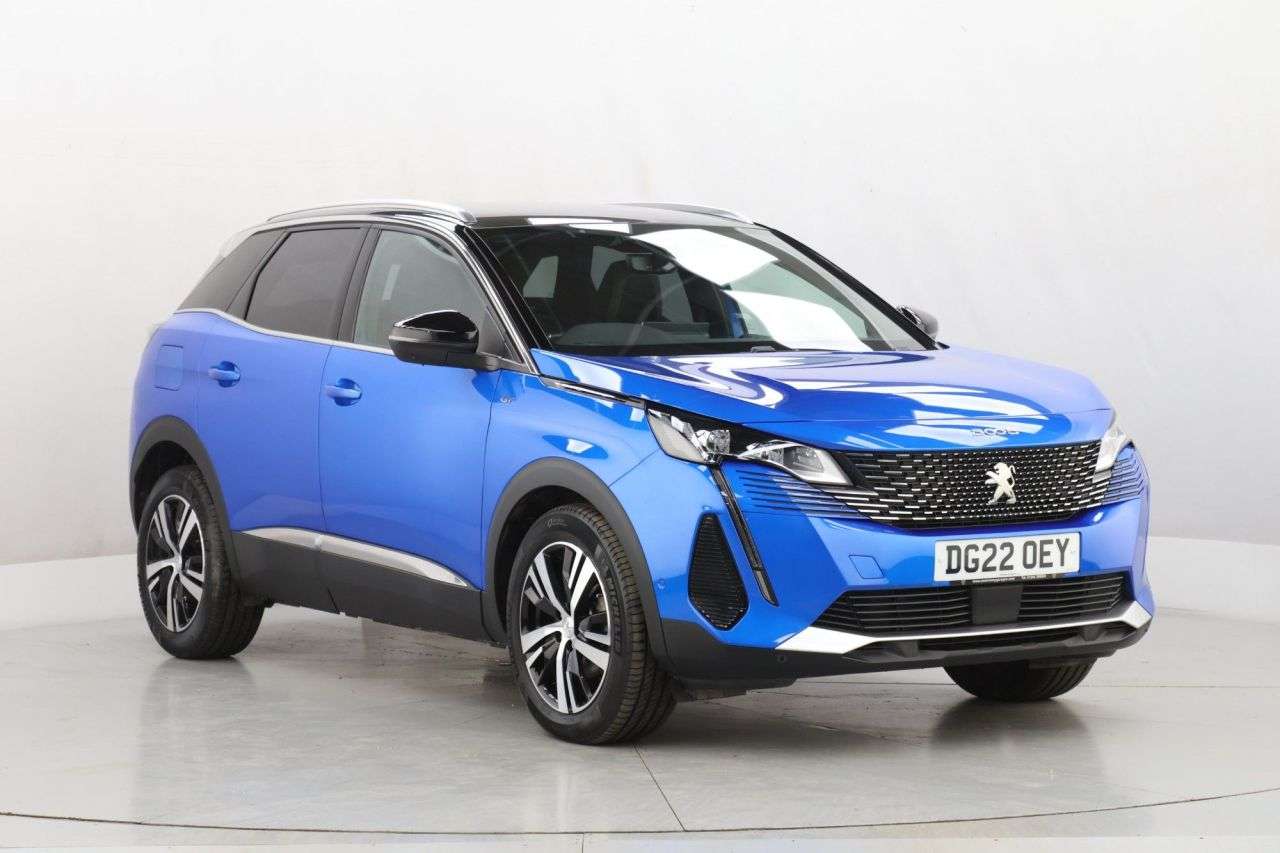 A 2022 PEUGEOT 3008 1.2 PureTech GT SUV 5dr Petrol EAT Euro 6 (s/s) (130 ps) A 2022 PEUGEOT 3008 1.2 PureTech GT SUV 5dr Petrol EAT Euro 6 (s/s) (130 ps)