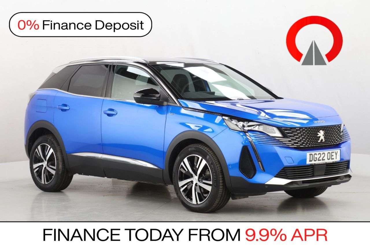 A 2022 PEUGEOT 3008 1.2 PureTech GT SUV 5dr Petrol EAT Euro 6 (s/s) (130 ps) A 2022 PEUGEOT 3008 1.2 PureTech GT SUV 5dr Petrol EAT Euro 6 (s/s) (130 ps)