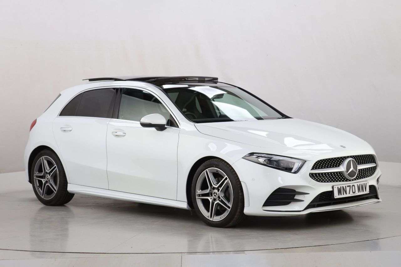 A 2020 MERCEDES-BENZ A CLASS 1.3 A200 AMG Line (Premium Plus 2) Hatchback 5dr Petrol 7G-DCT Euro 6 (s/s) A 2020 MERCEDES-BENZ A CLASS 1.3 A200 AMG Line (Premium Plus 2) Hatchback 5dr Petrol 7G-DCT Euro 6 (s/s)