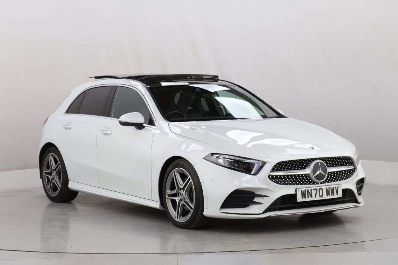 A 2020 MERCEDES-BENZ A CLASS 1.3 A200 AMG Line (Premium Plus 2) Hatchback 5dr Petrol 7G-DCT Euro 6 (s/s) A 2020 MERCEDES-BENZ A CLASS 1.3 A200 AMG Line (Premium Plus 2) Hatchback 5dr Petrol 7G-DCT Euro 6 (s/s)
